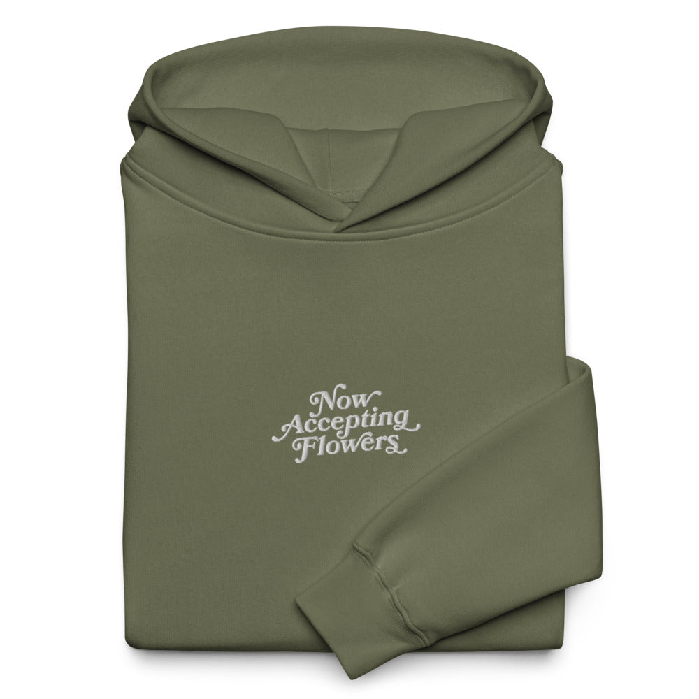 Green Logo Oversized Hoodie